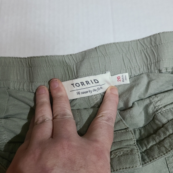 Torrid linen shorts size 20 - Picture 2 of 4